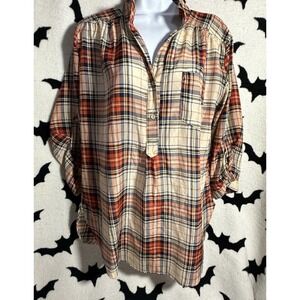 CALS Multicolor Plaid Shirt Women's Size Medium